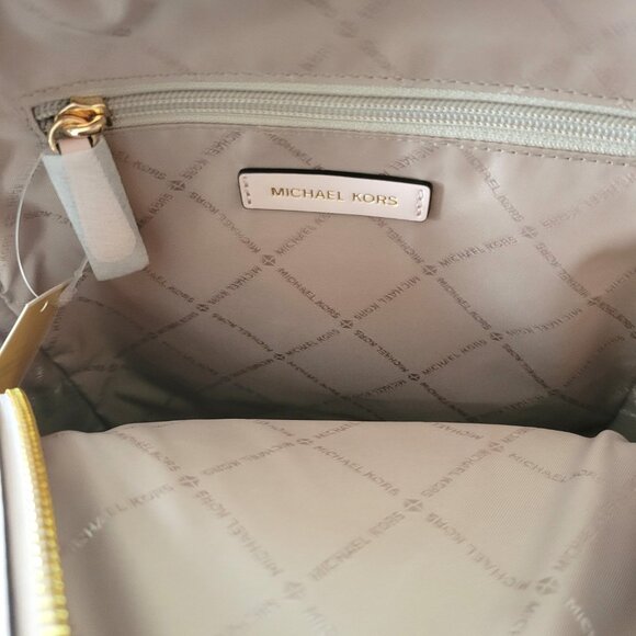 Michael Kors Jaycee Medium Zip Pocket Backpack MK Powder Blush - Picture 7 of 8